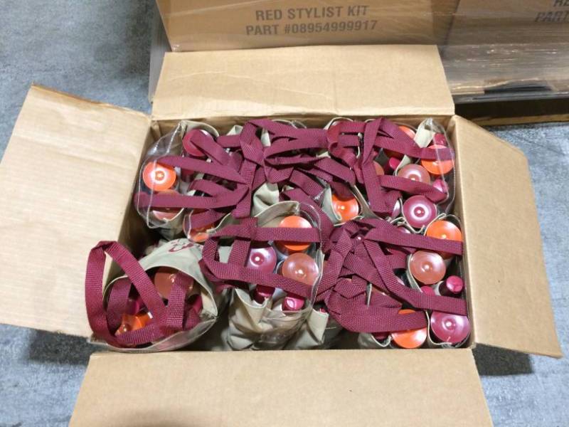 WOW MSRP $600 1 CASE 10 RED STYLIST KITS BY BROCATO