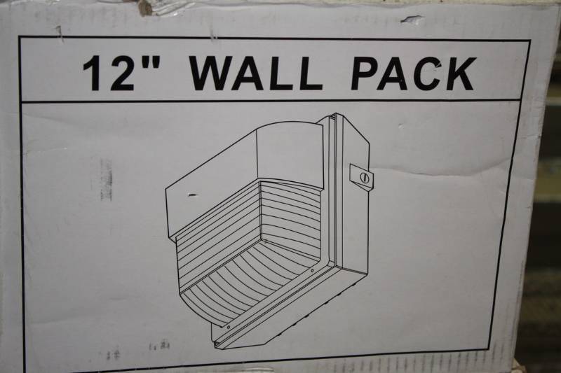 lot 60 image: 12 Wall Packs  New 4 Qty