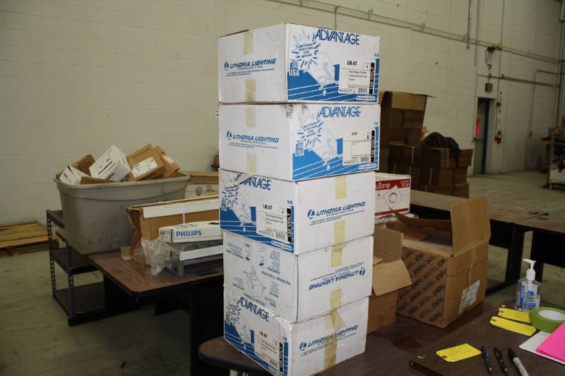 lot 57 image: Lot of 5 Advantage High Wattage Ceiling Housing New 5 Qty