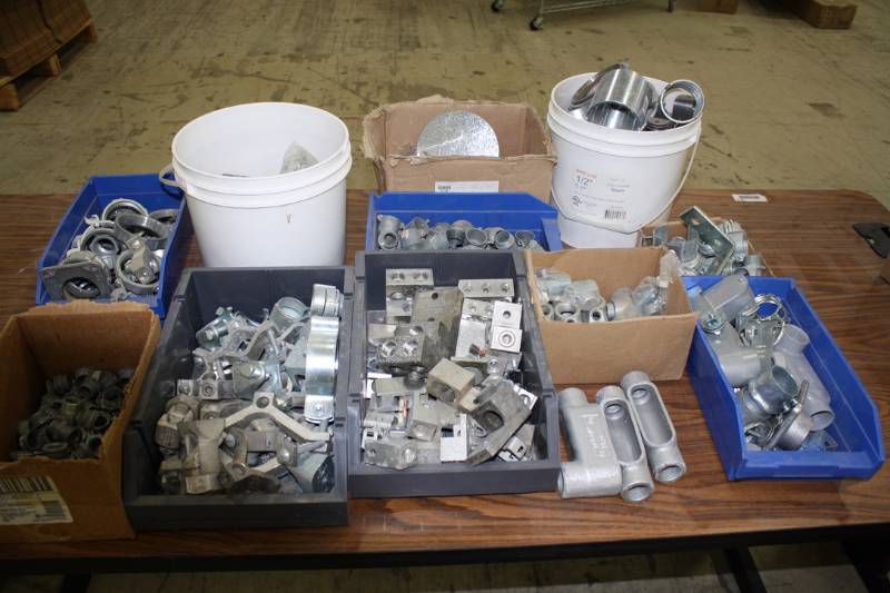 lot 78 image: Large Lot of Connectors & Variety of Electrical Accessories