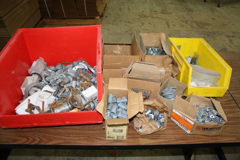 lot 79 image: Large Lot of Variety Electrical Couplers, Connectors Ect.
