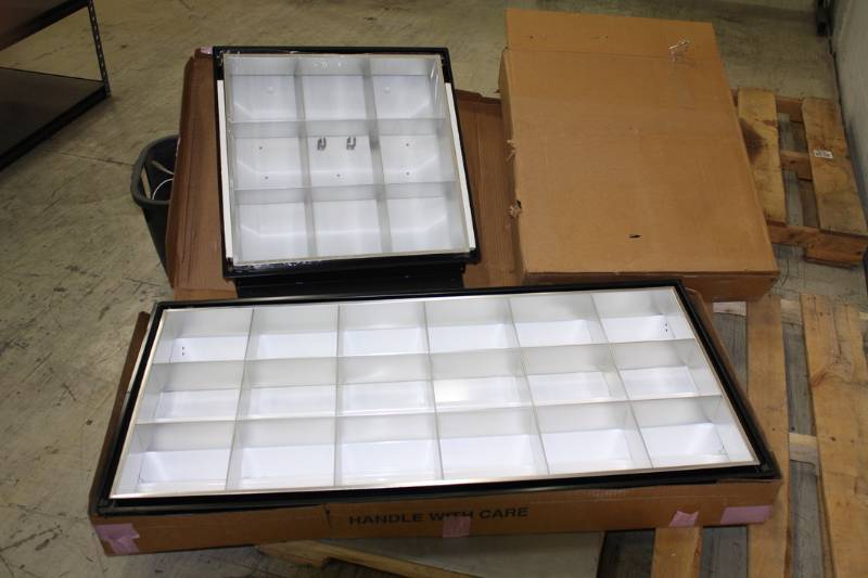 lot 67 image: 2 New Lamps  Prabolic Grid Troffer & U-Bent Duralouver  New