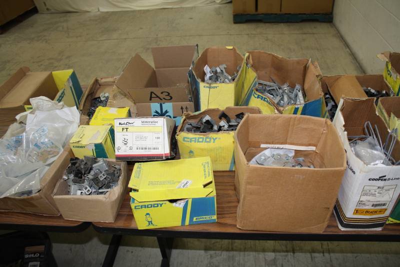 lot 76 image: Huge Lot of Caddy Variety Electricians Accessories