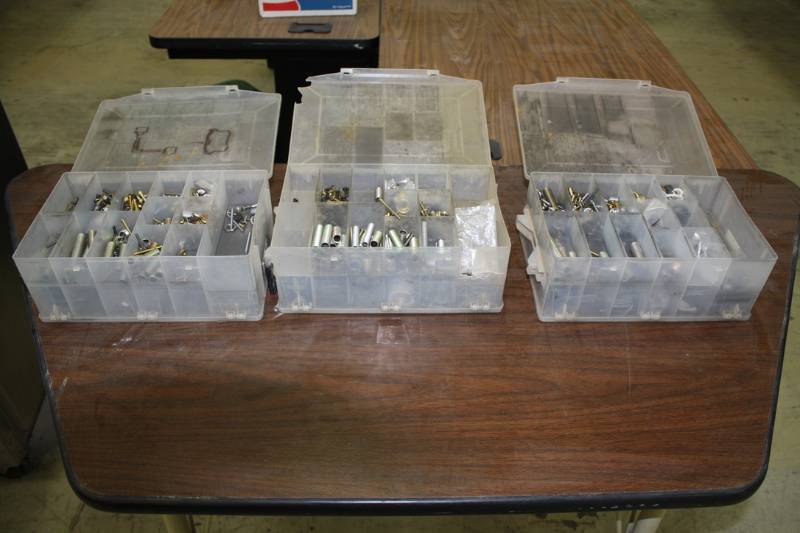 lot 89 image: Plano 3 Cases of 2 Sided Storage Boxes Supplied with Electrical Accessories