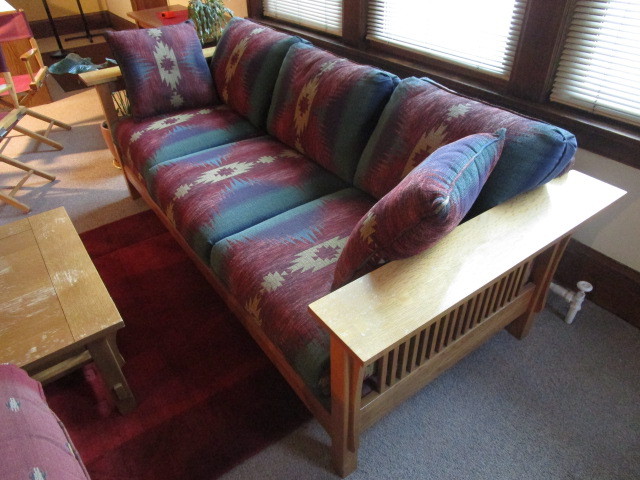 MISSION STYLE SOFA LORING PARK GRAPHIC DESIGN BUSINESS