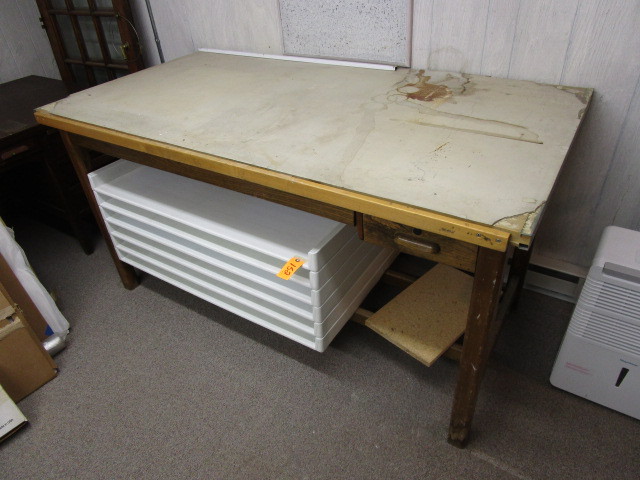 lot 153 image: VINTAGE ARCHITECTS TABLE