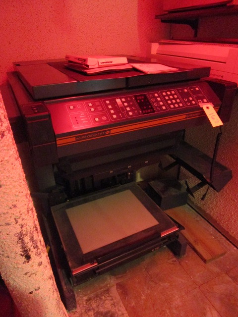 lot 167 image: AGFA REPROMASTER MACHINE ( OLD TIME DARKROOM EQUIPMENT)