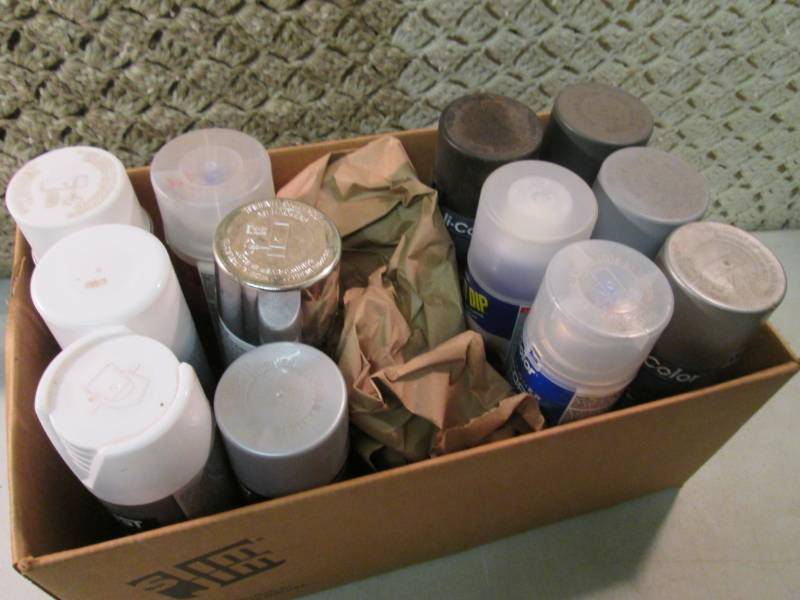 Lot of Misc Spray Paint Etc.  F-0...