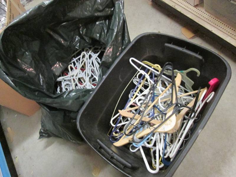 Large Lot of Mostly Plastic Hangers...