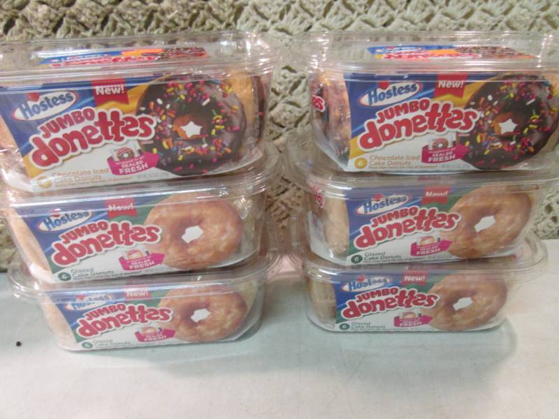 6 6-Packs of Hostess Jumbo Donuts B...