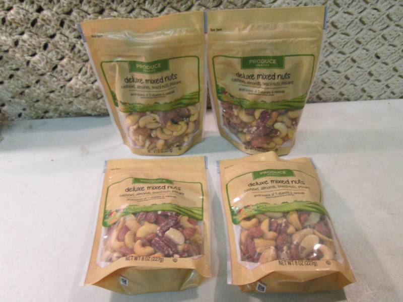 4 Bags of Deluxe Mixed Nuts Best by...