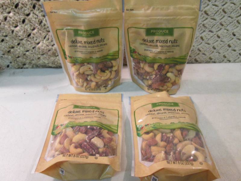 4 Bags of Deluxe Mixed Nuts Best by...