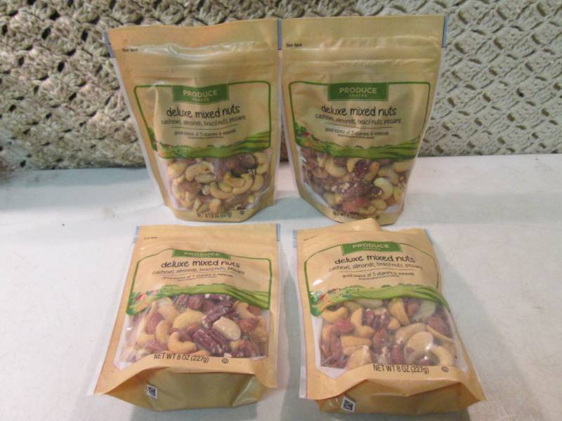 4 Bags of Deluxe Mixed Nuts Best by...