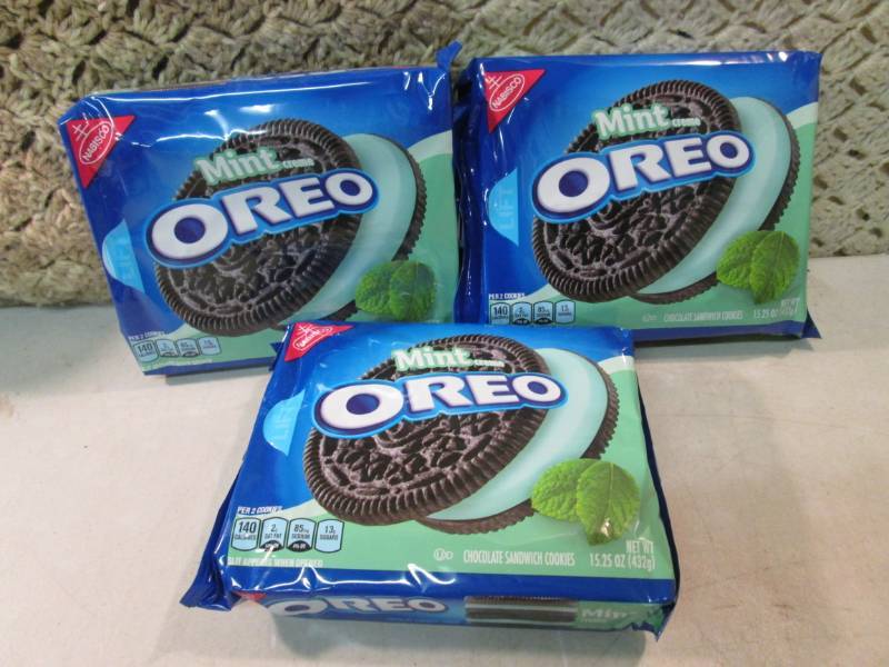 3 Packs of Mint Oreo Cookies Best b...