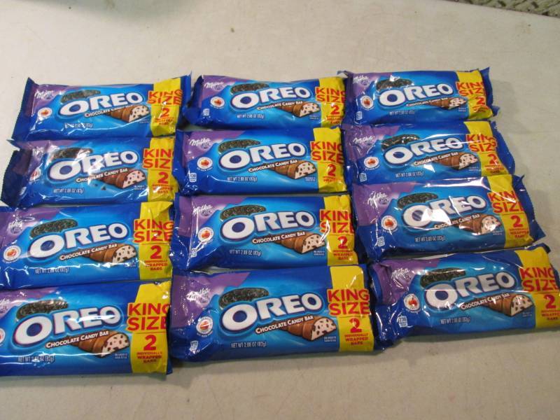 12 King Size 2 Bar Oreo Cookie Cand...