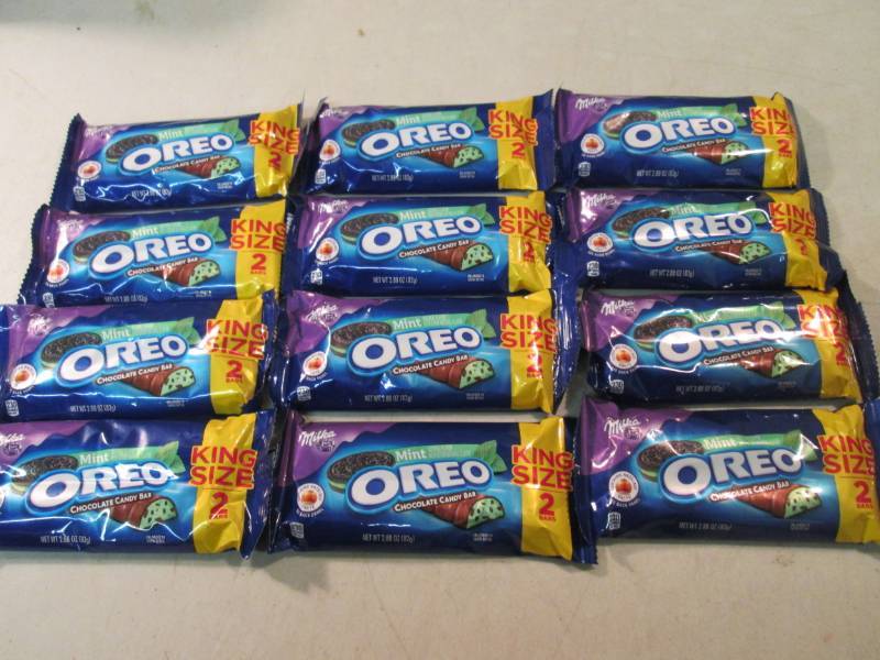 12 King Size 2 Bar Mint Oreo Cookie...