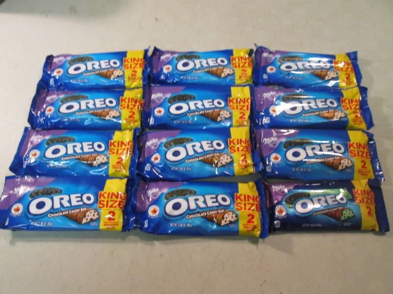 12 King Size 2 Bar Oreo Cookie Cand...
