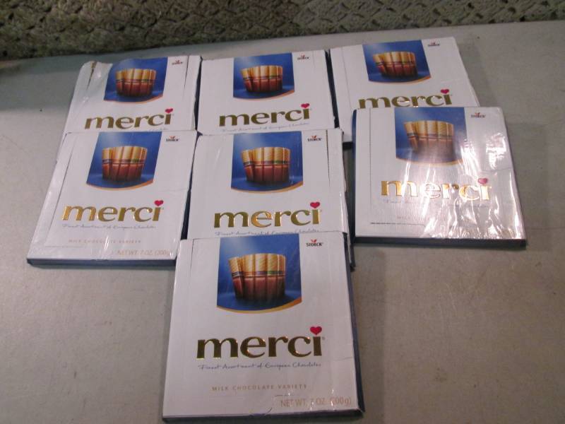 7 Boxes of Merci Finest Assorted Eu...