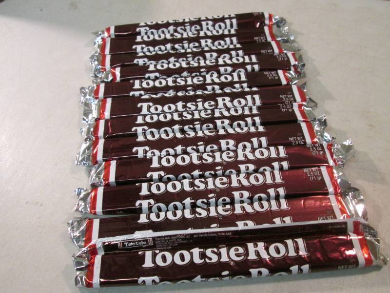 12 Large (8) Tootsie Rolls  B-3...