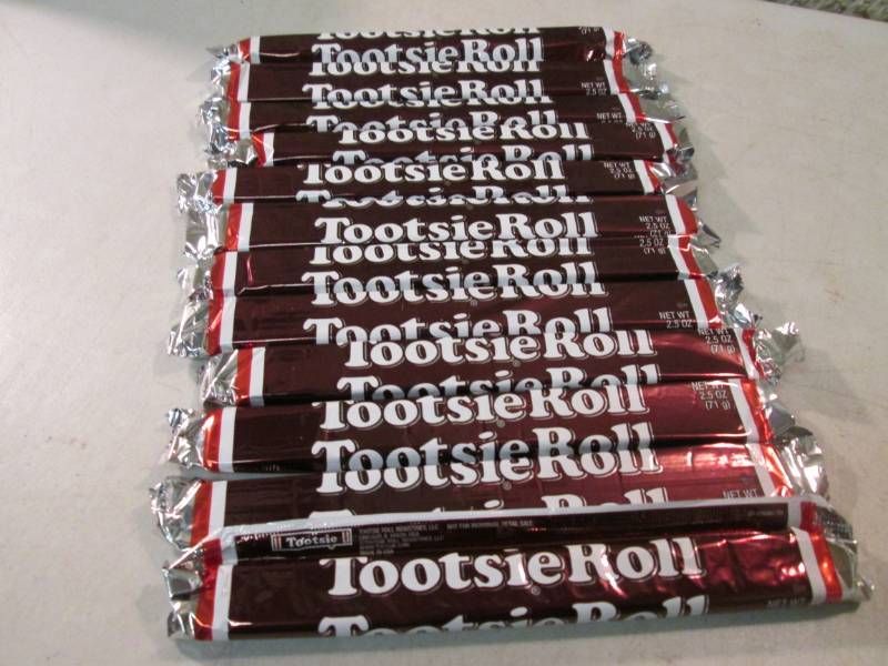 12 Large (8) Tootsie Rolls  B-3...