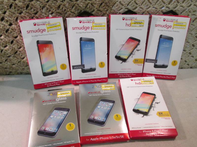 7 Boxes of iPhone Screen Protectors...