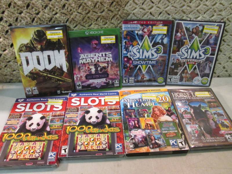 Lot of PC Games and X-Box One Game ...