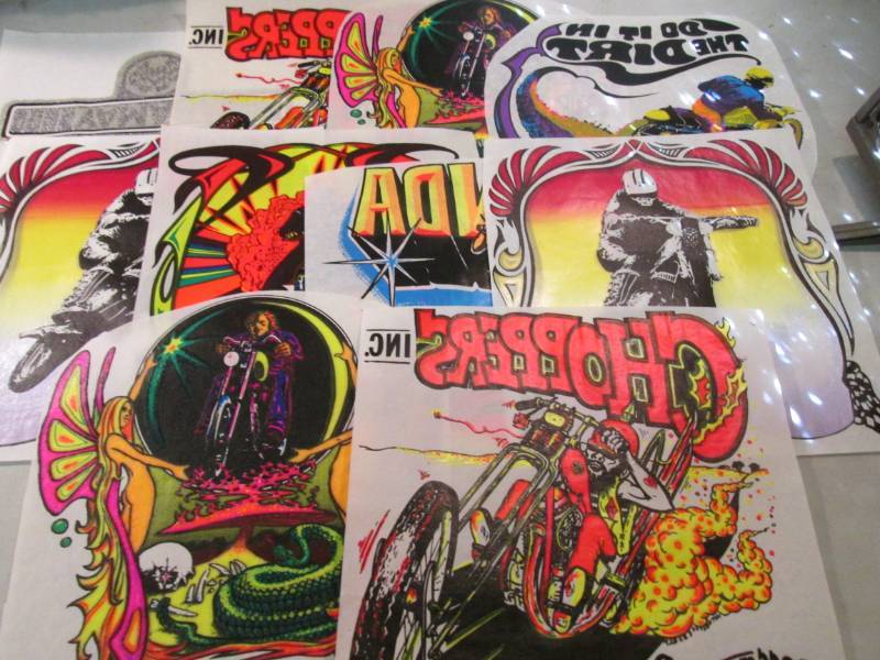 Lot of 10 Heat Press Transfers Moto...