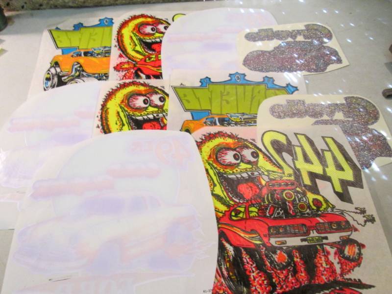 Lot of 10 Heat Press Transfers Cars...