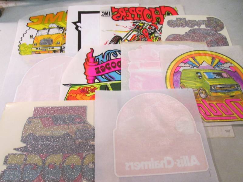 Lot of 10 Misc Heat Press Transfers...