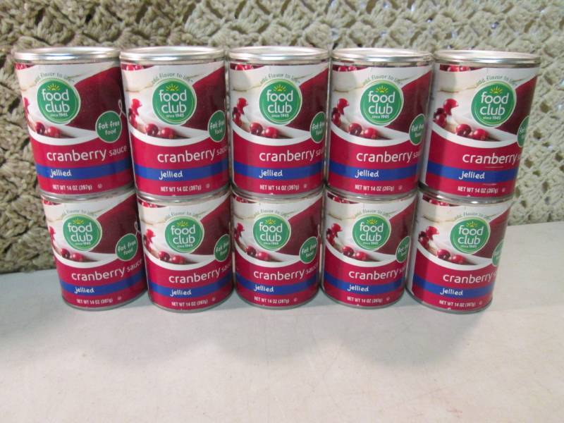 10 Cans of Jellied Cranberry Sauce ...