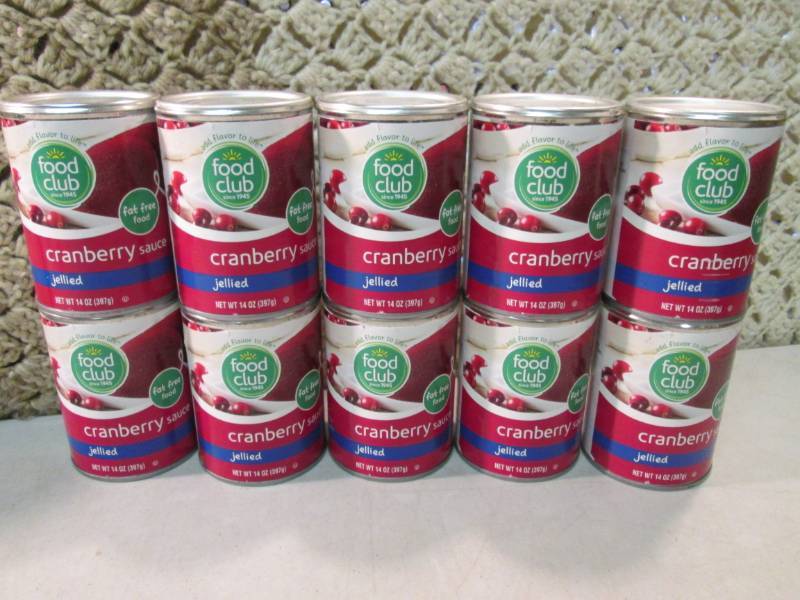 10 Cans of Jellied Cranberry Sauce ...
