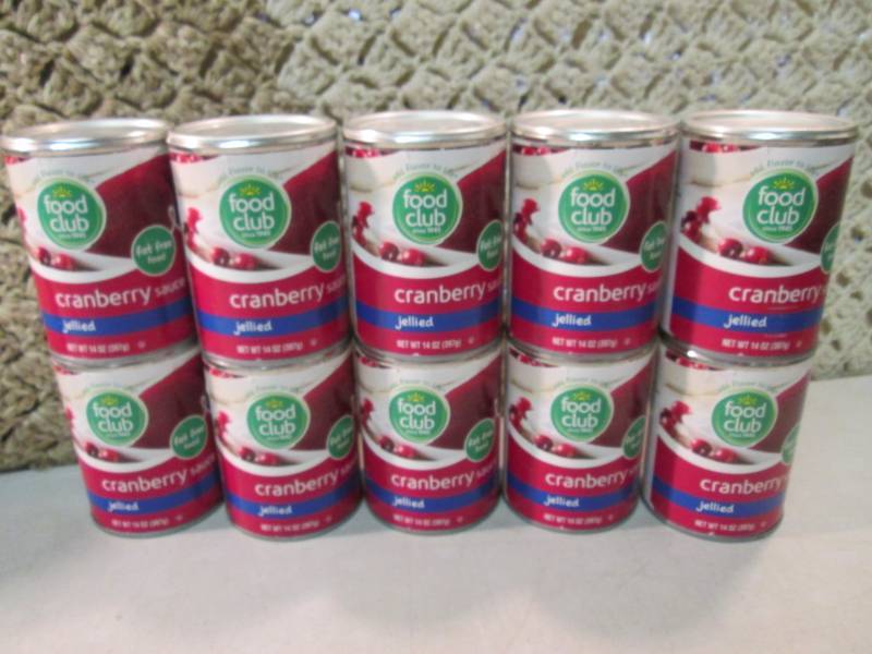 10 Cans of Jellied Cranberry Sauce ...