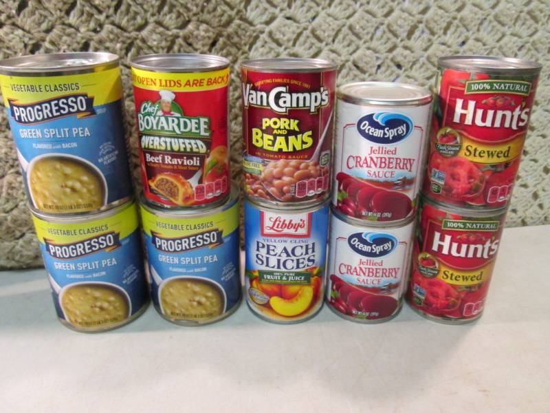 10 Cans of Misc Best by dates vary....
