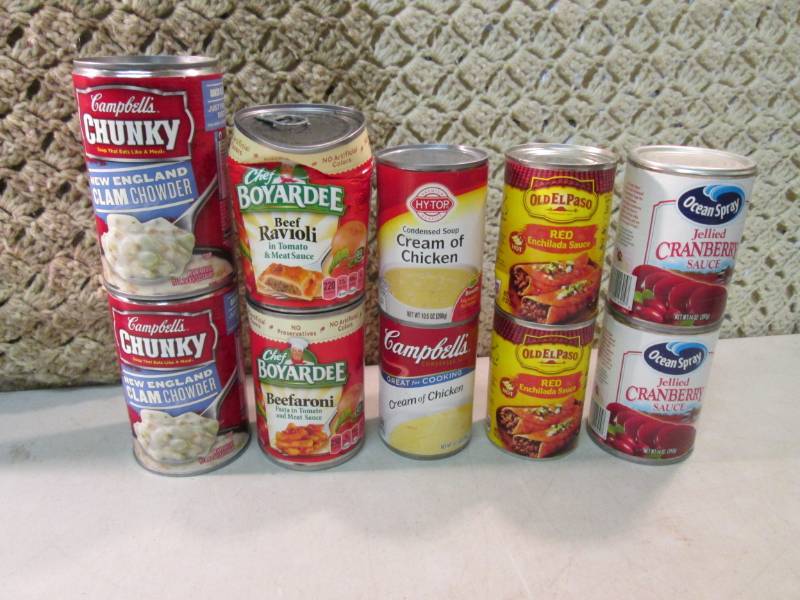 10 Cans of Misc Best by dates vary....