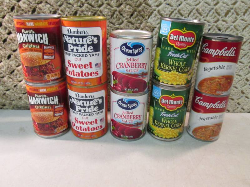 10 Cans of Misc Best by dates vary....