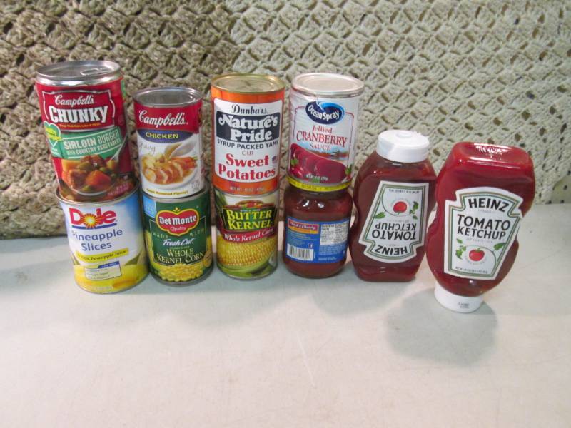 10 Cans Etc of Misc Best by dates v...