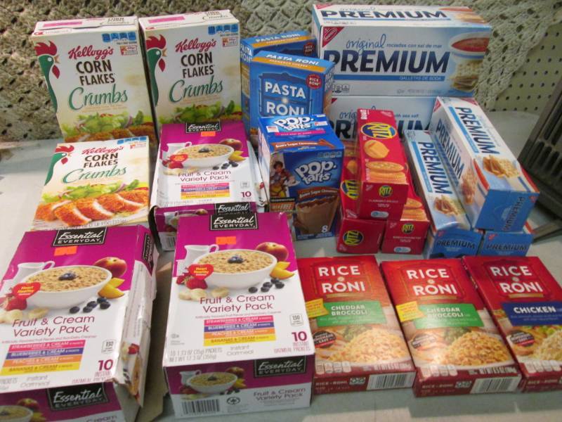 Large Lot of Misc Box Foods Best by...