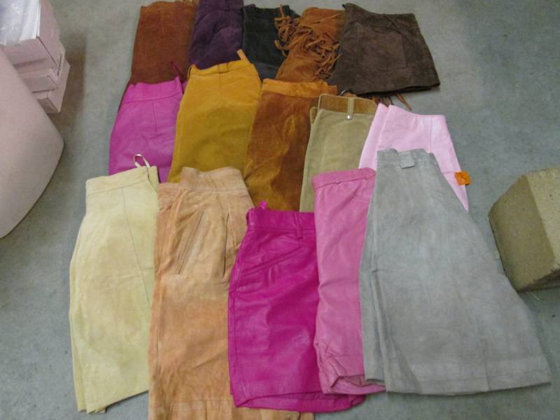 15 Pair of Leather Shorts Various S...