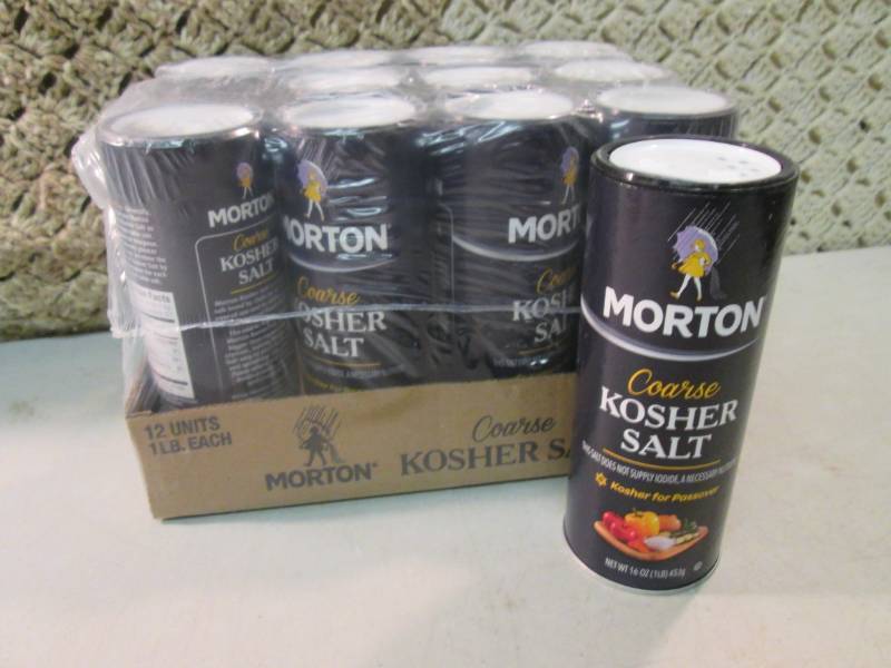 Case of 12 Morton Coarse Kosher Sal...