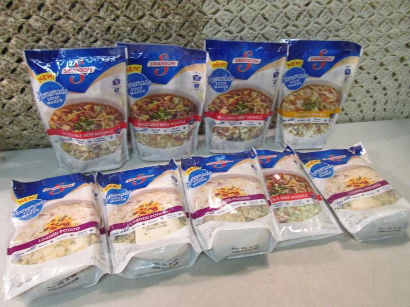 9 Bags of Swanson Homemade Soup Mak...