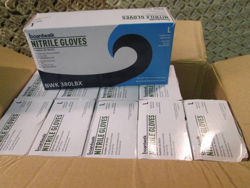 Case of 1000 Nitrile Gloves 10 boxe...