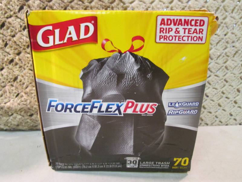 Box of 70 Glad ForceFlex Plus Large...