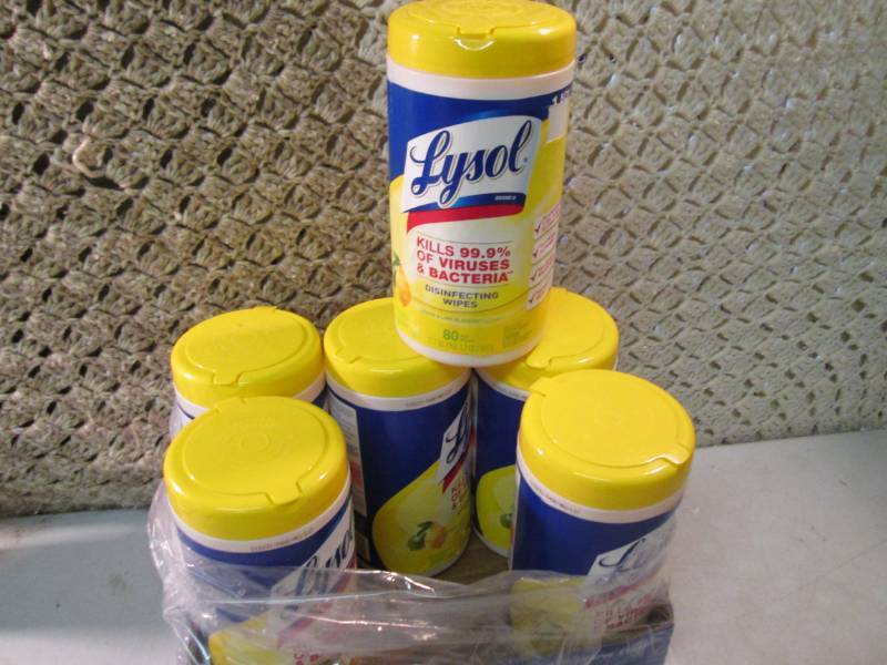6 Containers of Lysol Disinfecting ...