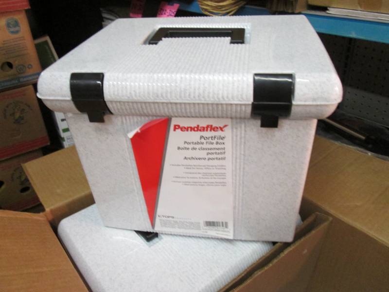 Case of 4 PortFile Portable File Bo...