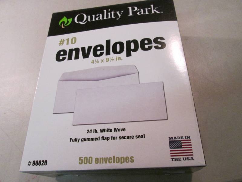 Box of 500 #10 Envelopes  F-3...
