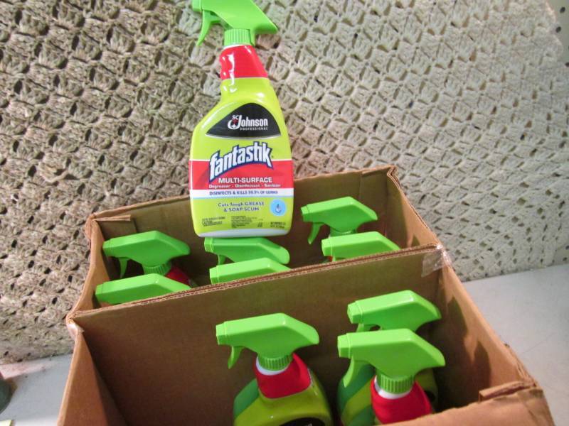 Case with 10 Bottles of Fantastik M...