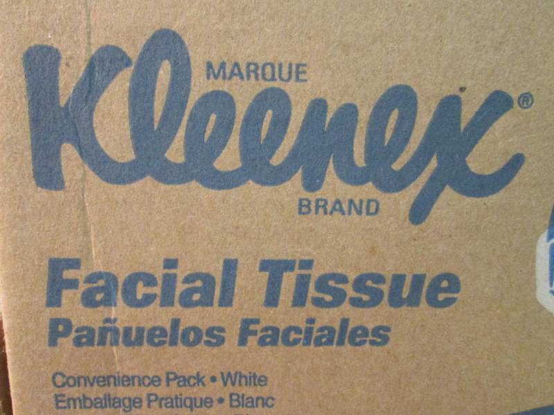Case of 15 Boxes of Kleenex Facial ...