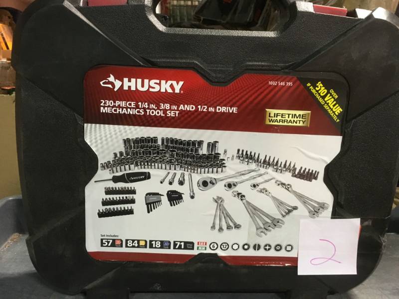 Husky Mechanics Tool Set (230-Piece)  in like new condition
