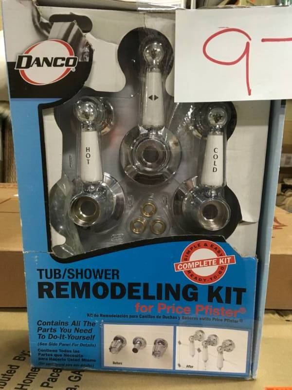 DANCO 3-Handle TubShower Trim Kit for Price Pfister in Chrome in like new condition