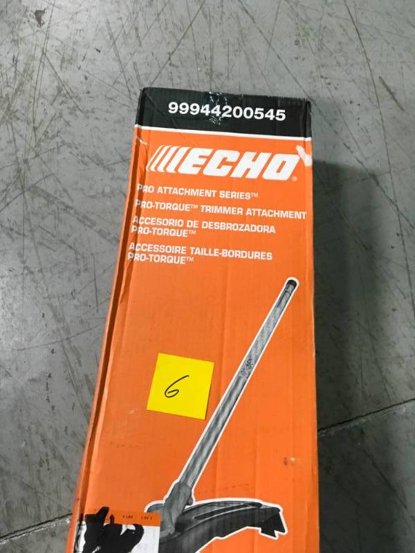 lot 6 image: ECHO PAS Trimmer Attachment in like new condition